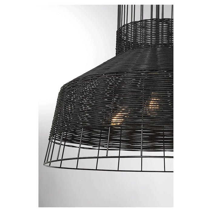Savoy House Pampas 3-Light Pendant, Matte Black