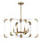 Savoy House Rotterdam 6-Light Pendant, Warm Brass