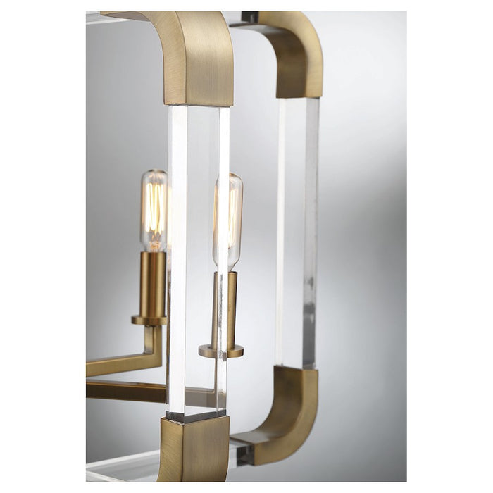 Savoy House Rotterdam 6-Light Pendant, Warm Brass