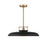 Savoy House Gavin 1-Light Pendant, Matte Black/Warm Brass Accents