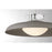 Savoy House Gavin 1-Light Pendant, Gray/Polished Nickel Accents