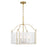 Savoy House Ashlay 4 Light Pendant, Warm Brass - 7-1693-4-322