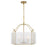 Savoy House Ashlay 4 Light Pendant, Warm Brass