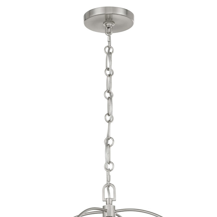 Savoy House Ashlay 4 Light Pendant, Satin Nickel
