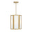 Savoy House Leeds 3 Lt Pendant, White Opal, Warm Brass - 7-1700-3-322