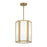 Savoy House Leeds 3 Lt Pendant, White Opal, Warm Brass