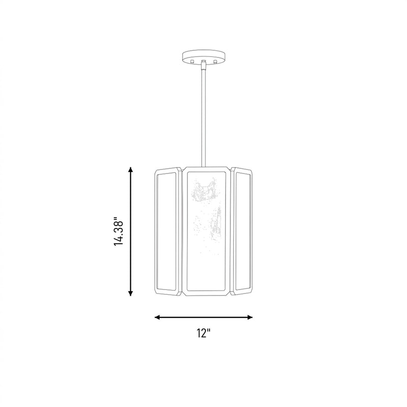 Savoy House Leeds 3 Lt Pendant, White Opal, Warm Brass