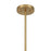 Savoy House Leeds 3 Lt Pendant, White Opal, Warm Brass