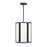 Savoy House Leeds 3 Lt Pendant, White Opal, Matte Black - 7-1700-3-89