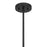 Savoy House Leeds 3 Lt Pendant, White Opal, Matte Black