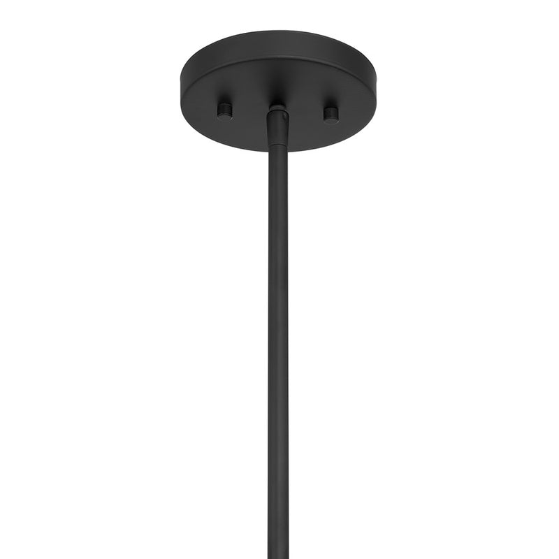 Savoy House Leeds 3 Lt Pendant, White Opal, Matte Black