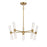 Savoy House Arlon 10-Light LED Pendant, Warm Brass