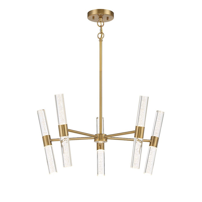 Savoy House Arlon 10-Light LED Pendant, Warm Brass