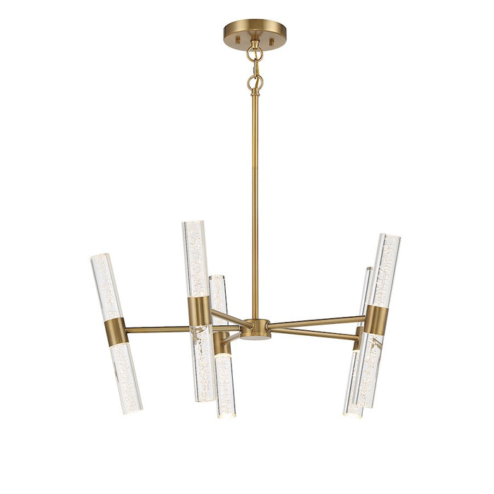 Savoy House Arlon 10-Light LED Pendant, Warm Brass