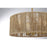 Savoy House Ashe 4-Light Pendant, Warm Brass/Rope