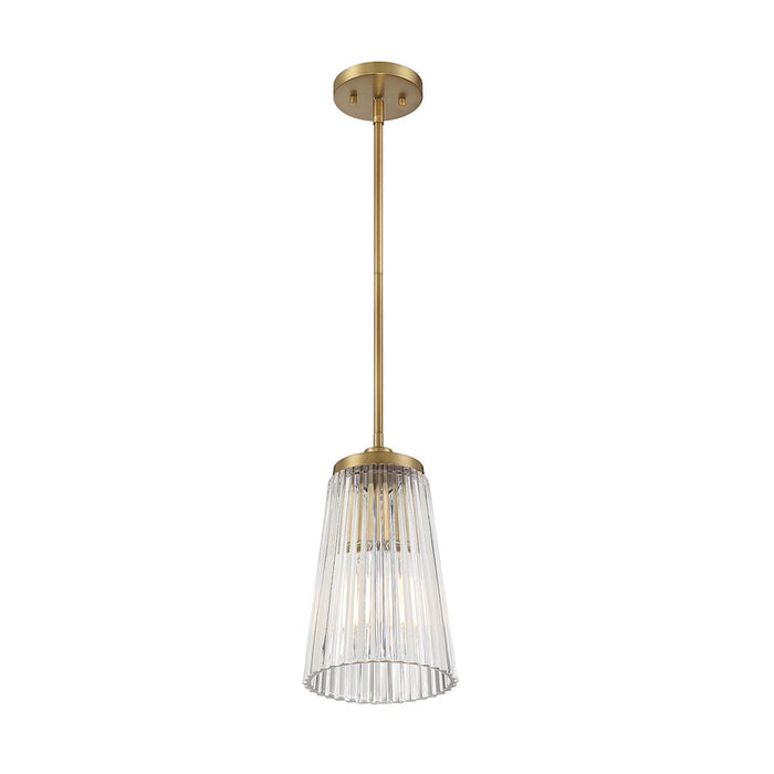Savoy House Chantilly 1-Light Pendant, Warm Brass