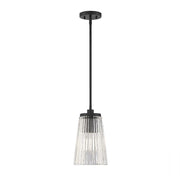 Savoy House Chantilly 1-Light Pendant, Matte Black - 7-1742-1-89