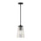 Savoy House Chantilly 1-Light Pendant, Matte Black - 7-1742-1-89