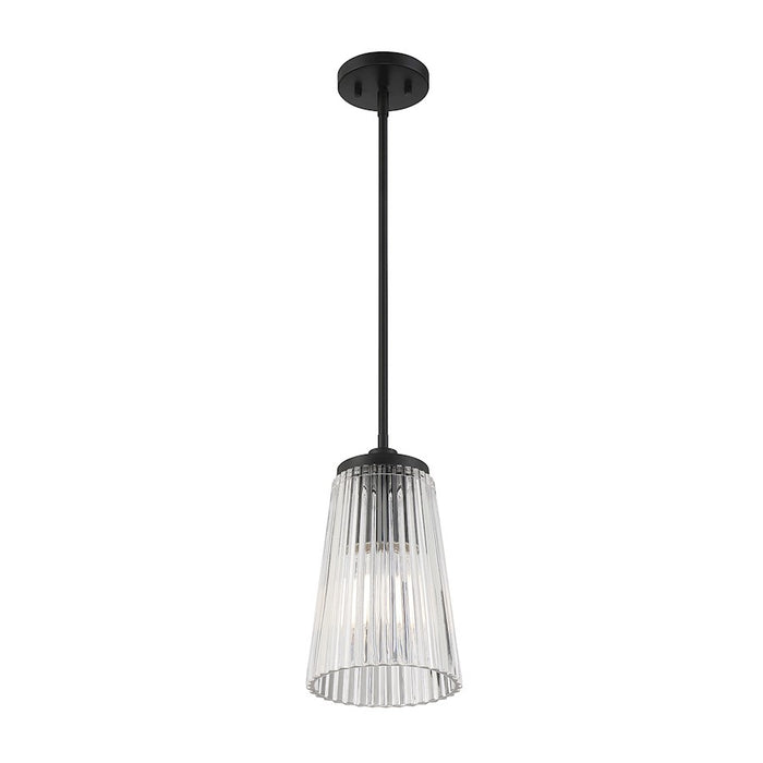 Savoy House Chantilly 1-Light Pendant, Matte Black