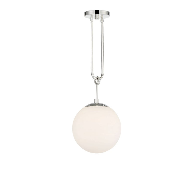 Savoy House Becker 1-Light Pendant, Polished Nickel