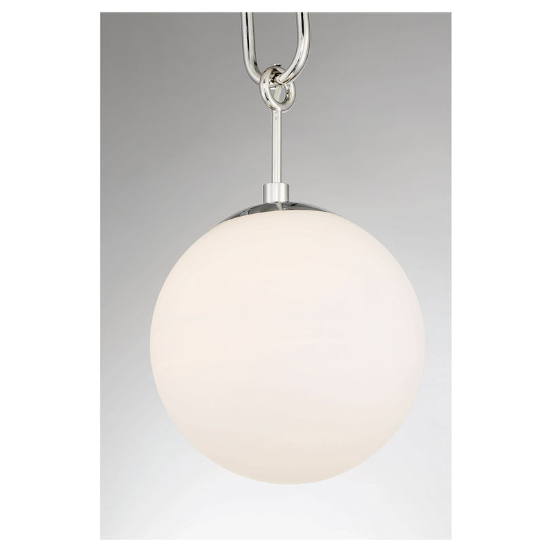 Savoy House Becker 1-Light Pendant, Polished Nickel