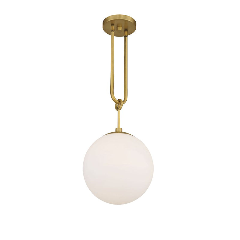 Savoy House Becker 1-Light Pendant, Warm Brass