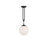 Savoy House Becker 1-Light Pendant, Matte Black - 7-180-1-89