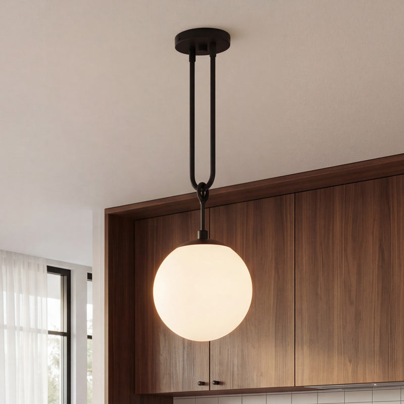 Savoy House Becker 1-Light Pendant, Matte Black