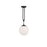 Savoy House Becker 1-Light Pendant, Matte Black