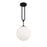 Savoy House Becker 1-Light Pendant, Matte Black