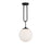 Savoy House Becker 1-Light Pendant, Matte Black