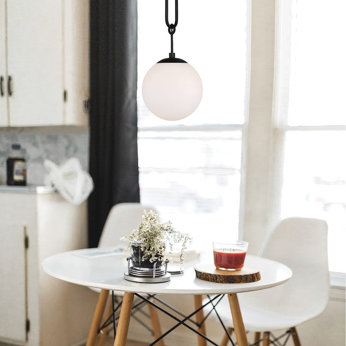 Savoy House Becker 1-Light Pendant, Matte Black