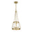 Savoy House Crawford 3-Light Pendant, Warm Brass