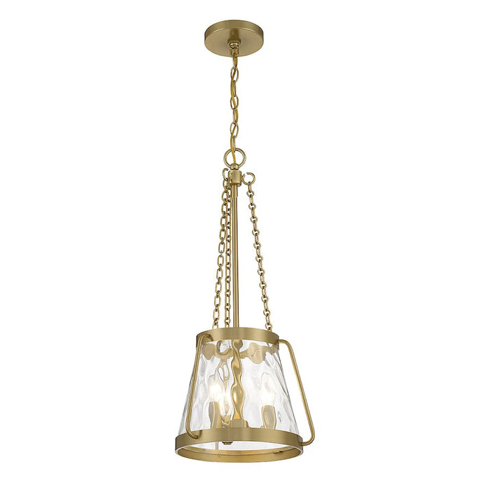 Savoy House Crawford 3-Light Pendant, Warm Brass