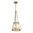 Savoy House Crawford 3-Light Pendant, Warm Brass