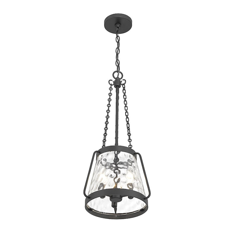 Savoy House Crawford 3-Light Pendant, Matte Black
