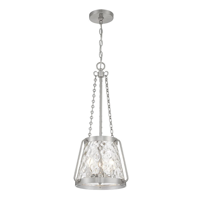 Savoy House Crawford 3-Light Pendant, Satin Nickel