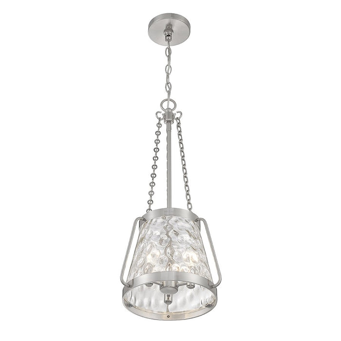 Savoy House Crawford 3-Light Pendant, Satin Nickel