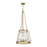Savoy House Crawford 4-Light Pendant, Warm Brass