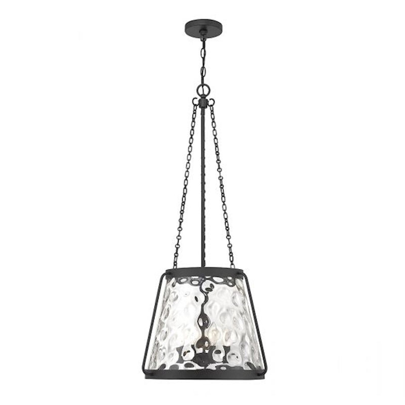 Savoy House Crawford 4-Light Pendant, Matte Black