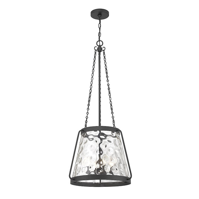 Savoy House Crawford 4-Light Pendant, Matte Black