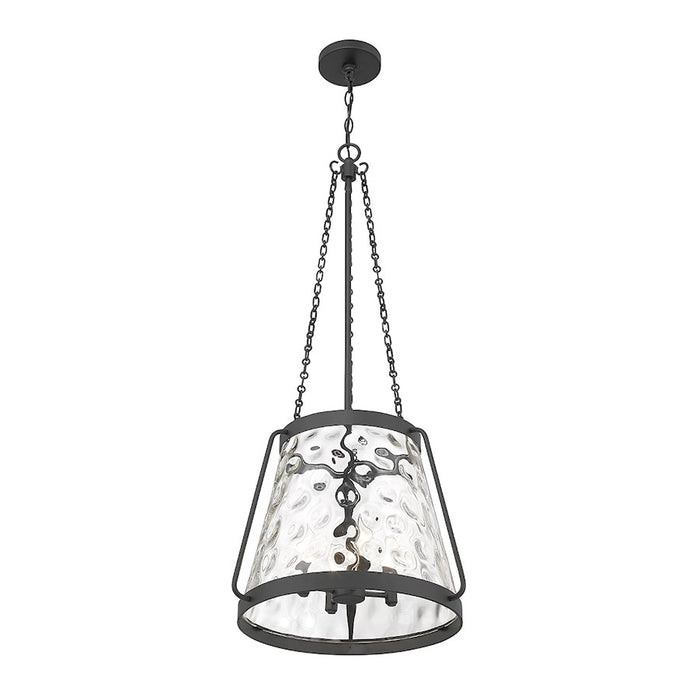 Savoy House Crawford 4-Light Pendant, Matte Black