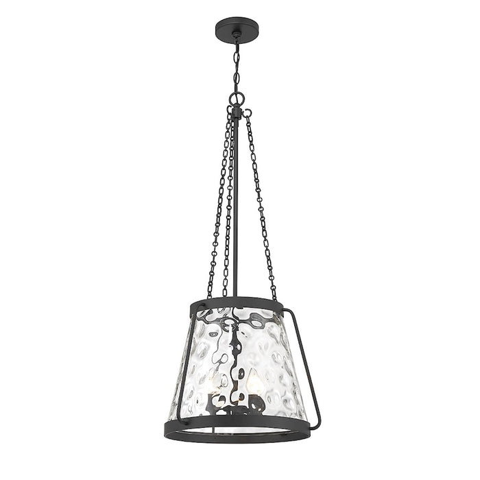 Savoy House Crawford 4-Light Pendant, Matte Black