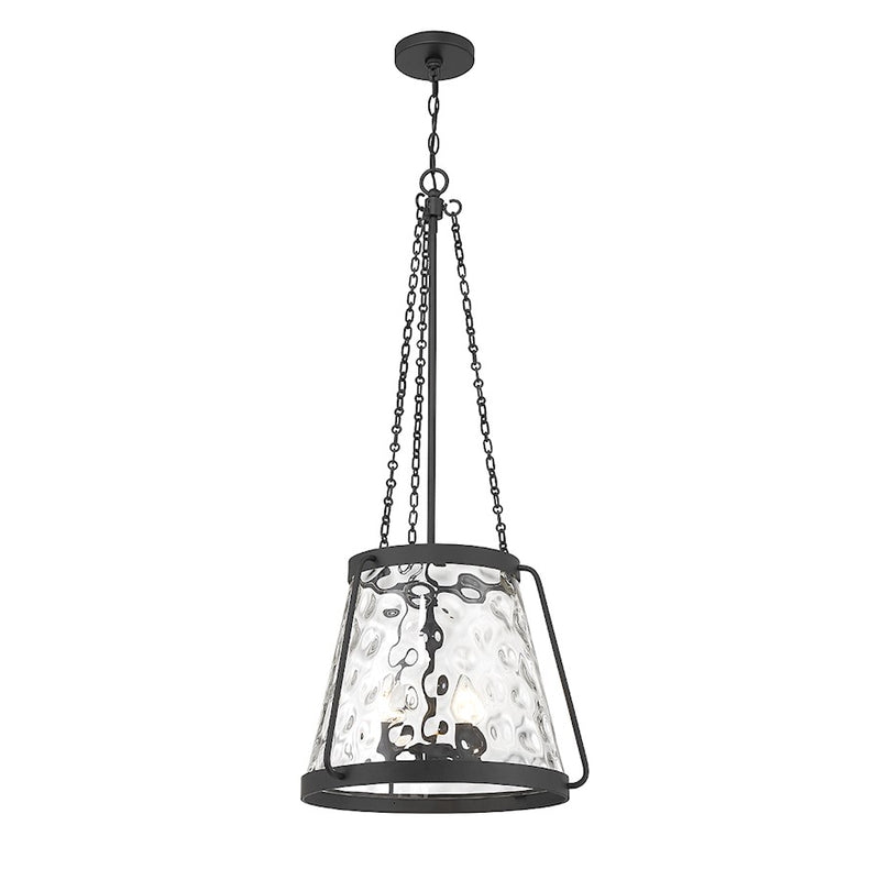Savoy House Crawford 4-Light Pendant, Matte Black