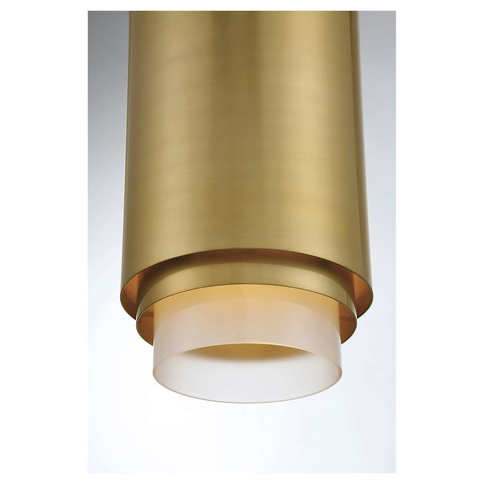 Savoy House Beacon 3-Light Pendant, Burnished Brass