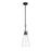 Savoy House Lakewood 1-Light Pendant, Matte Black