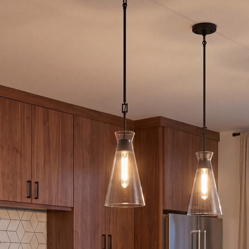 Savoy House Lakewood 1-Light Pendant, Matte Black