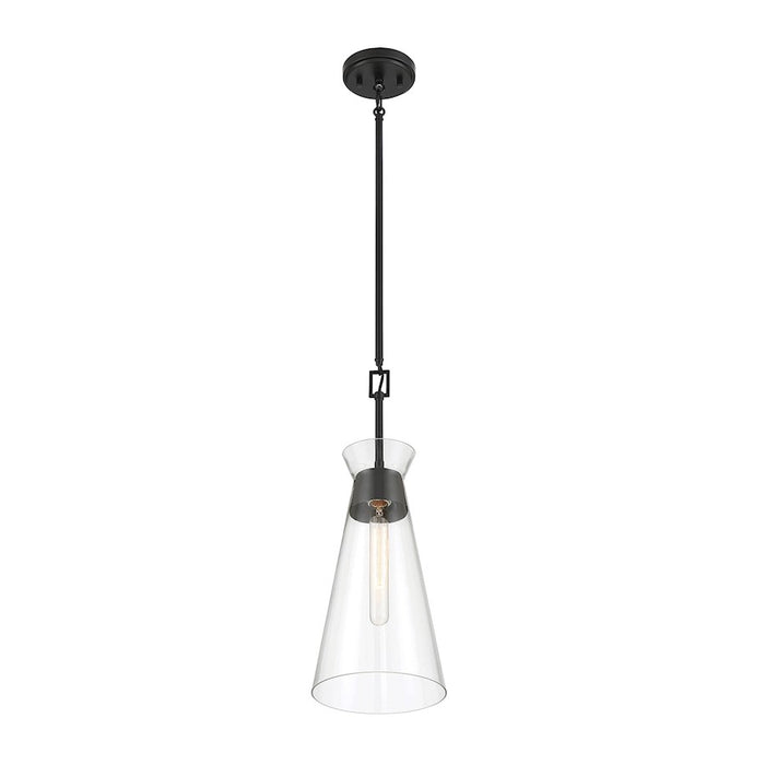 Savoy House Lakewood 1-Light Pendant, Matte Black