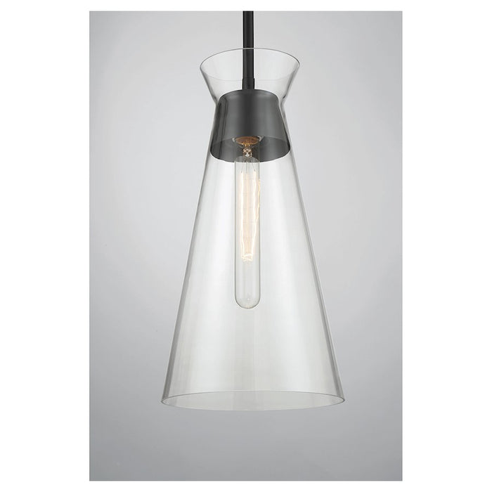 Savoy House Lakewood 1-Light Pendant, Matte Black