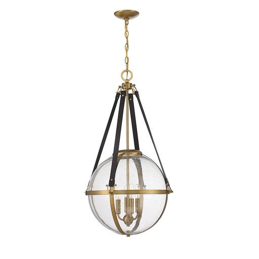 Savoy House Bozeman 4-Light Pendant, Warm Brass - 7-1836-4-322